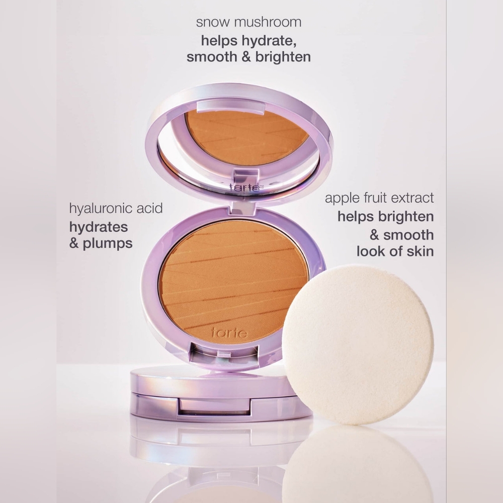 TARTE Face Tape Pressed Powder in 35H (Medium Honey), 8.3g/0.29oz - Picture 6 of 10